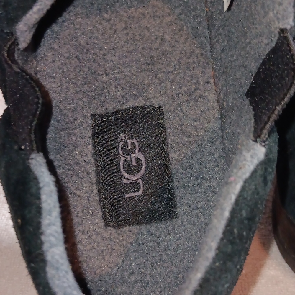 UGG Hanz ,Slip On, Mens-12 , Black Suede - Picture 7 of 12